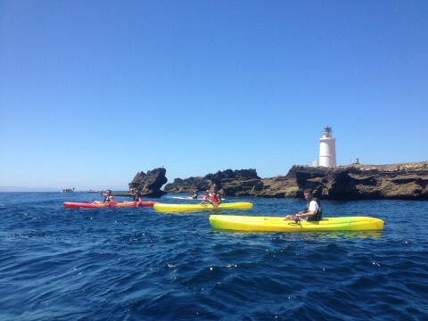 Kayak en Tarifa - Ruta en kayak de la Isla de las Palomas