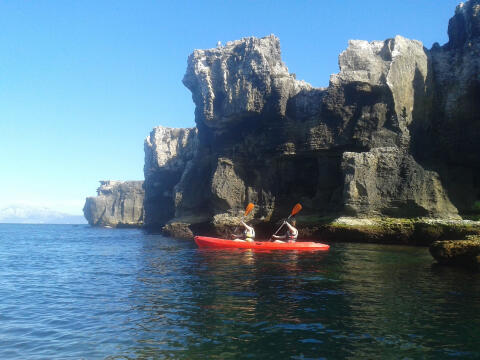 Kayak en Tarifa - Ruta en kayak de la Isla de las Palomas
